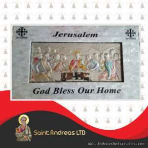Mother Of Pearl Last Supper Silver Icon