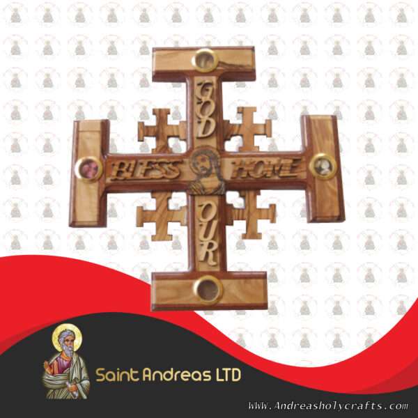 Jerusalem Olive Wood Cross