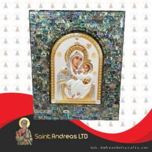 Green Mother Of Pearl Silver Icon
