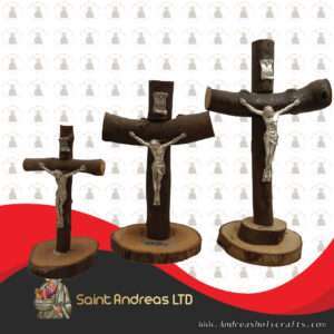 Olive Wood Peel Cross