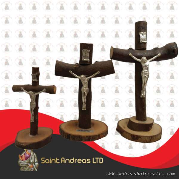 Olive Wood Peel Cross