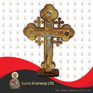 Olive Wood Laser Cross