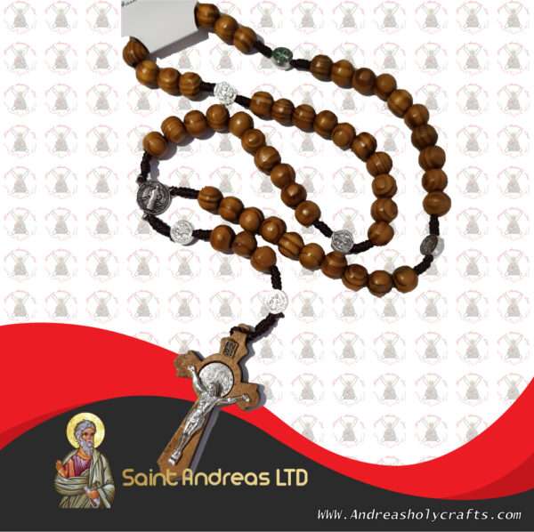 Wood Pendants Rosary