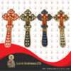 Big Metal Cross With Case