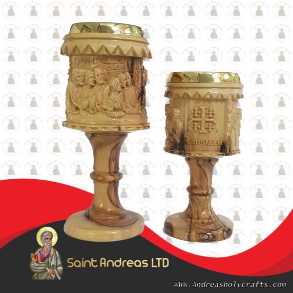 Olive Wood Chalice