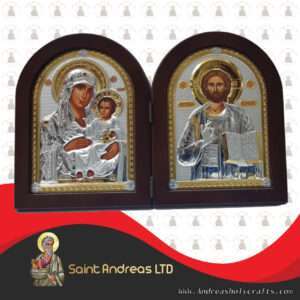 Jerusalem Diptec Nikolaus Silver Icon