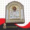 Jesus Nikolaus Silver Icon 303-BO