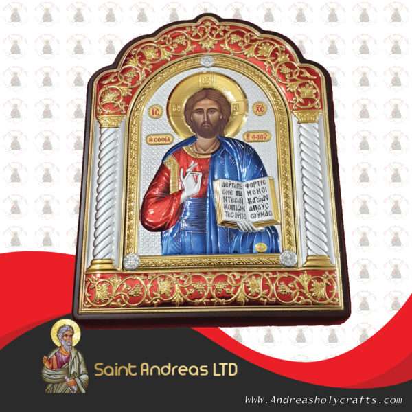 Jesus Nikolaus Silver Icon 303-BO - Image 2