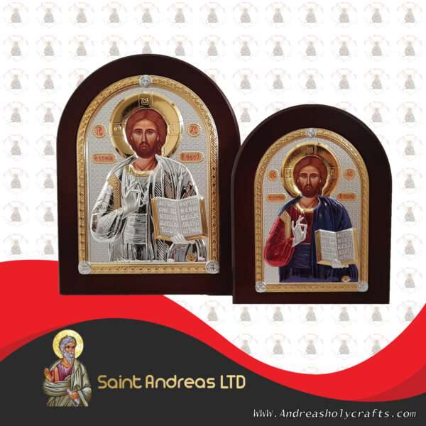 Jesus Nikolaus Silver Icon
