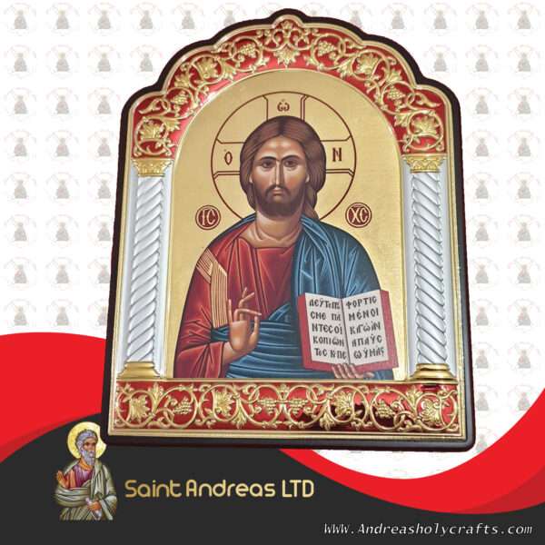 Jesus Nikolaus Silver Icon IL-303-BO - Image 4