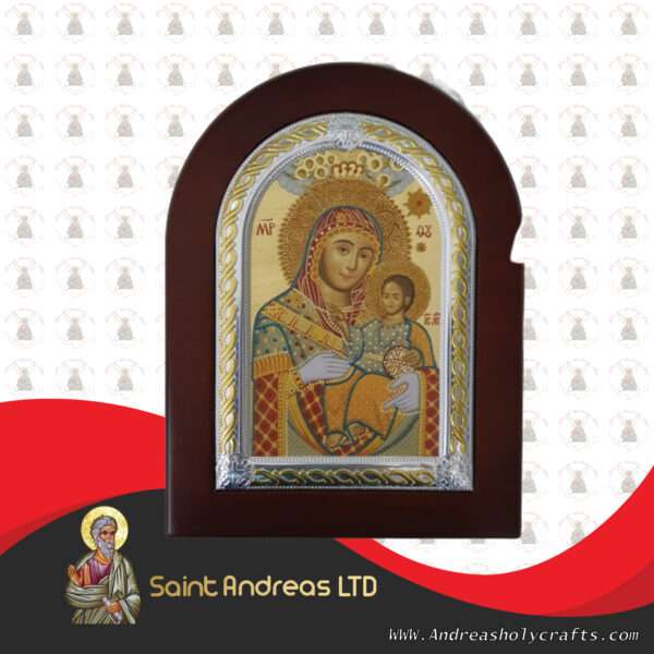 Mary Of Bethlehem Frame Nikolaus Silver Icon