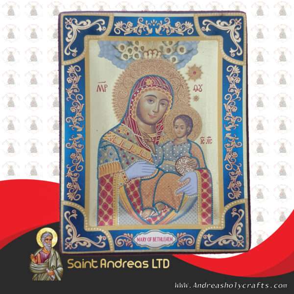 Mary Of Bethlehem Nikolaus Silver Icon ILS-201