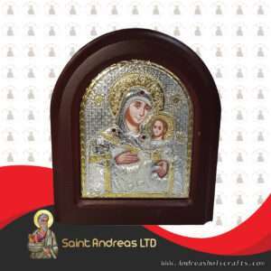 Mary Of Bethlehem Silver Angel Icon
