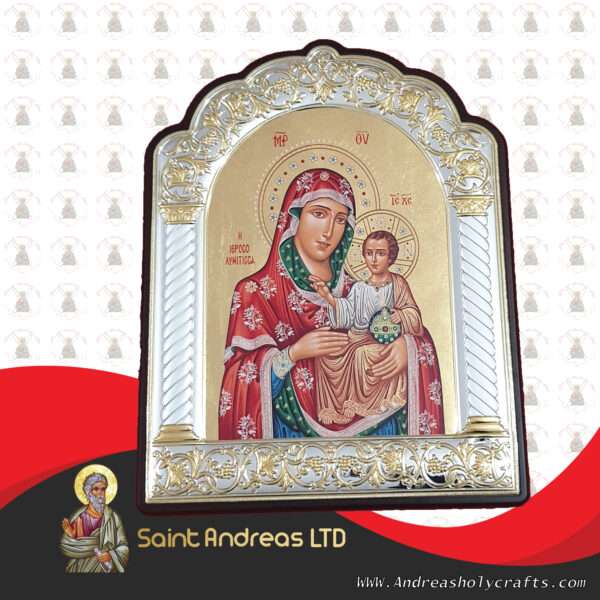 Mary Of Jerusalem Nikolaus Silver Icon IL-300-BO