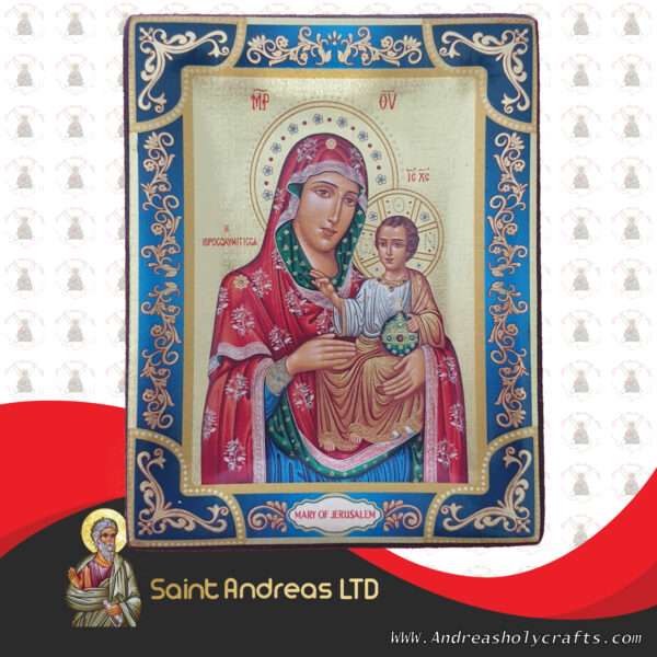 Mary Of Jerusalem Nikolaus Silver Icon ILS-200