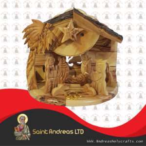 Olive Wood Music Nativity Set