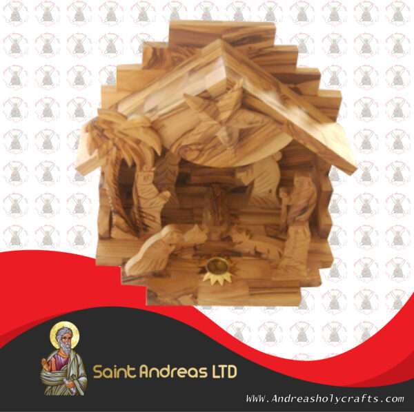 Olive Wood Nativity Set