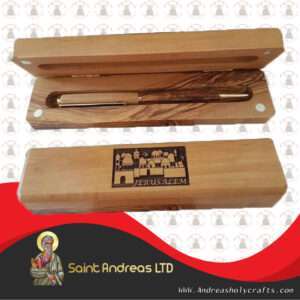 Olive Wood Pen With Box