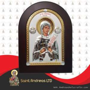 Parascheva Nikolaus Silver Icon