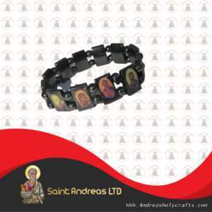 Saints Hematite Bracelet