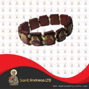 Saints Wood Bracelet