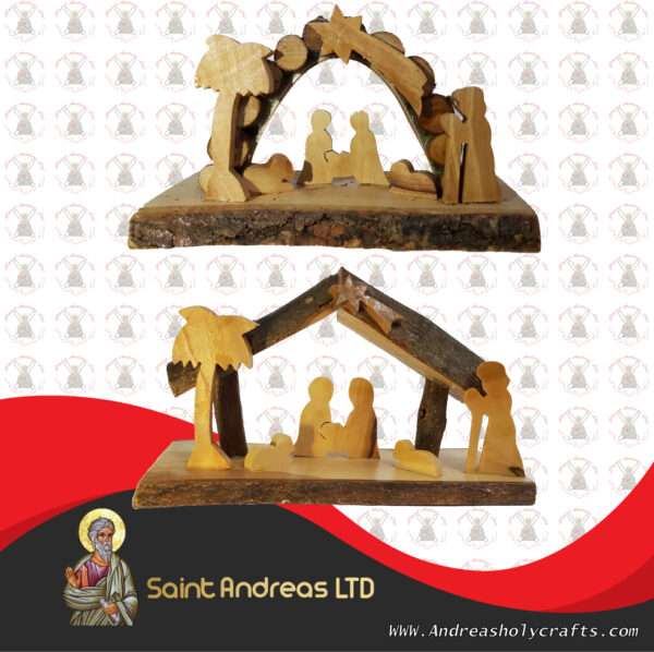 Olive Wood Small Nativity Set