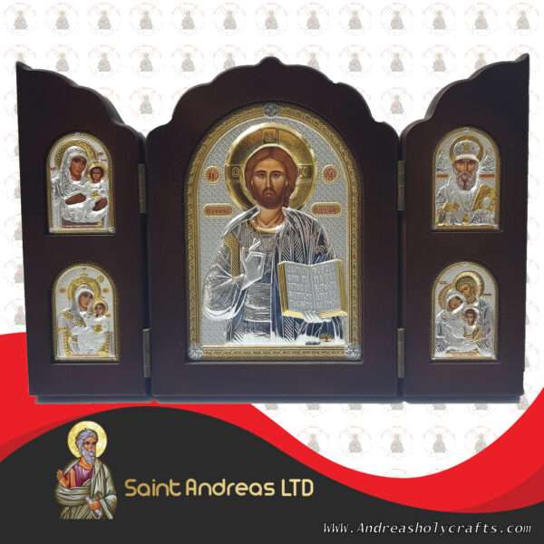 Triptec Jesus Nikolaus Silver Icon