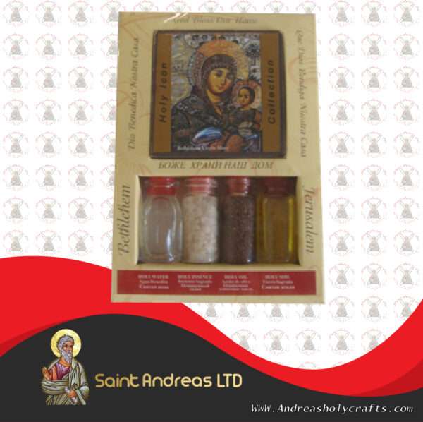 Set Of 4 Bottles With Icon