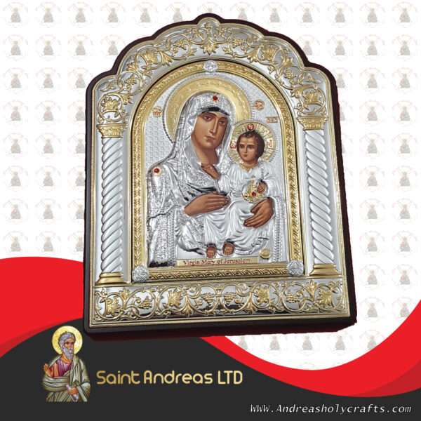 Mary Of Jerusalem Nikolaus Silver Icon 300-BO