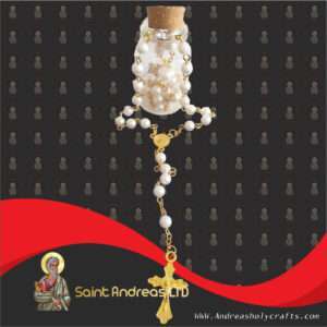 Pearl Rosary In Glass Bottle