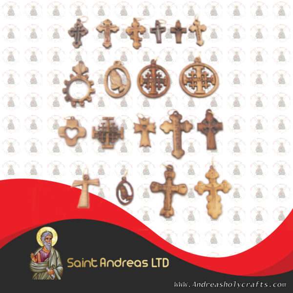 Olive Wood Charms 1