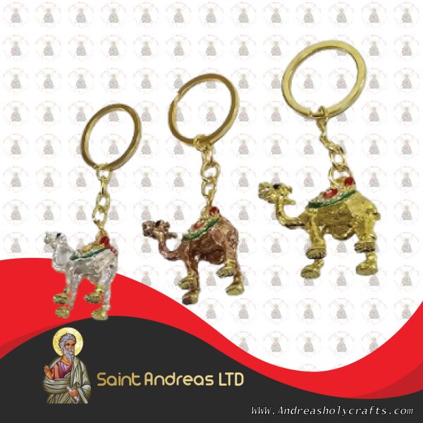 Olive-Wood-Saint-Andreas-Holy-Crafts-Camel-Key-Chain