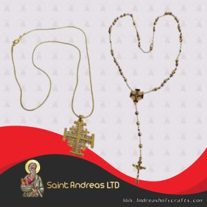 Olive-Wood-Saint-Andreas-Holy-Crafts-Gold-Field-Rosary-1