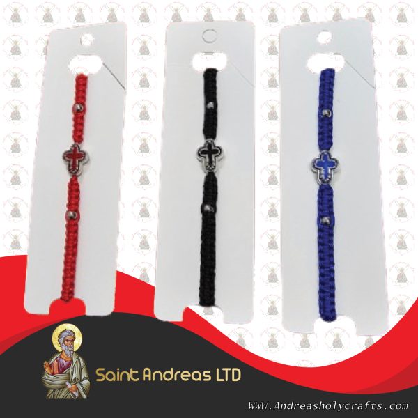 Thread Bracelet with Crosses A - Image 4